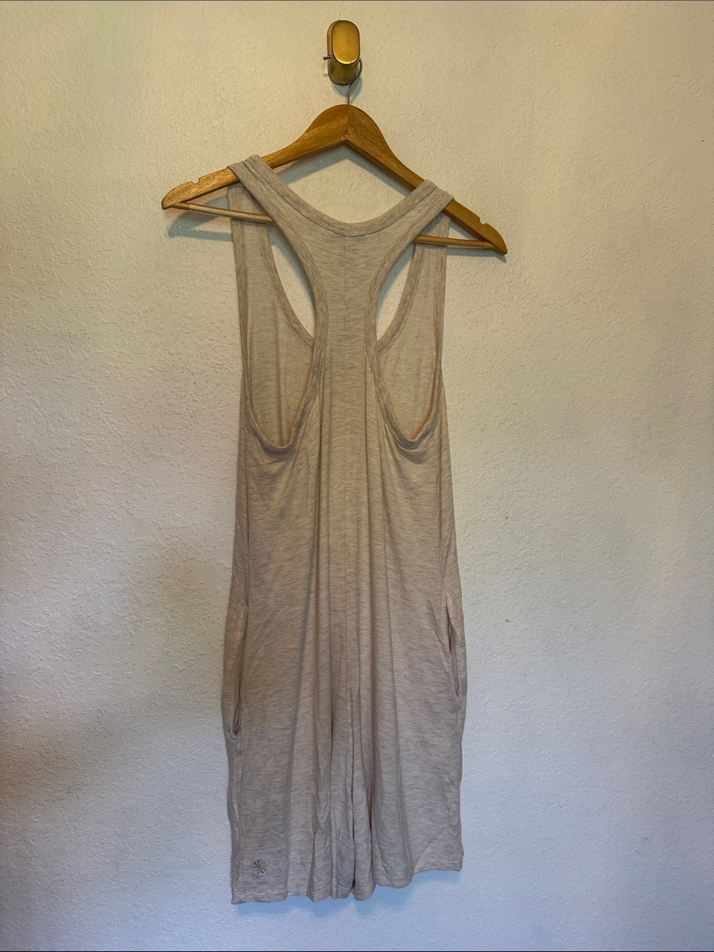 Athleta Hit Pause Romper in Oatmeal Meduim Tall - Picture 8 of 8